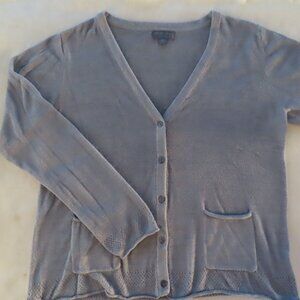 Barefoot Dreams CozyChic Ultra Lite Button Cardigan XL Soft Lounge Weekend Comfy